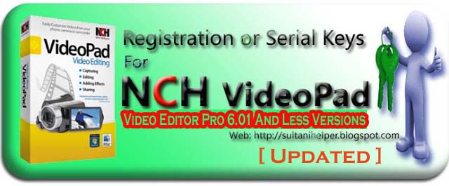 Nch Videopad Editor Serial Number